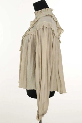 Blouse Isabel Marant Étoile Kaki en Coton
