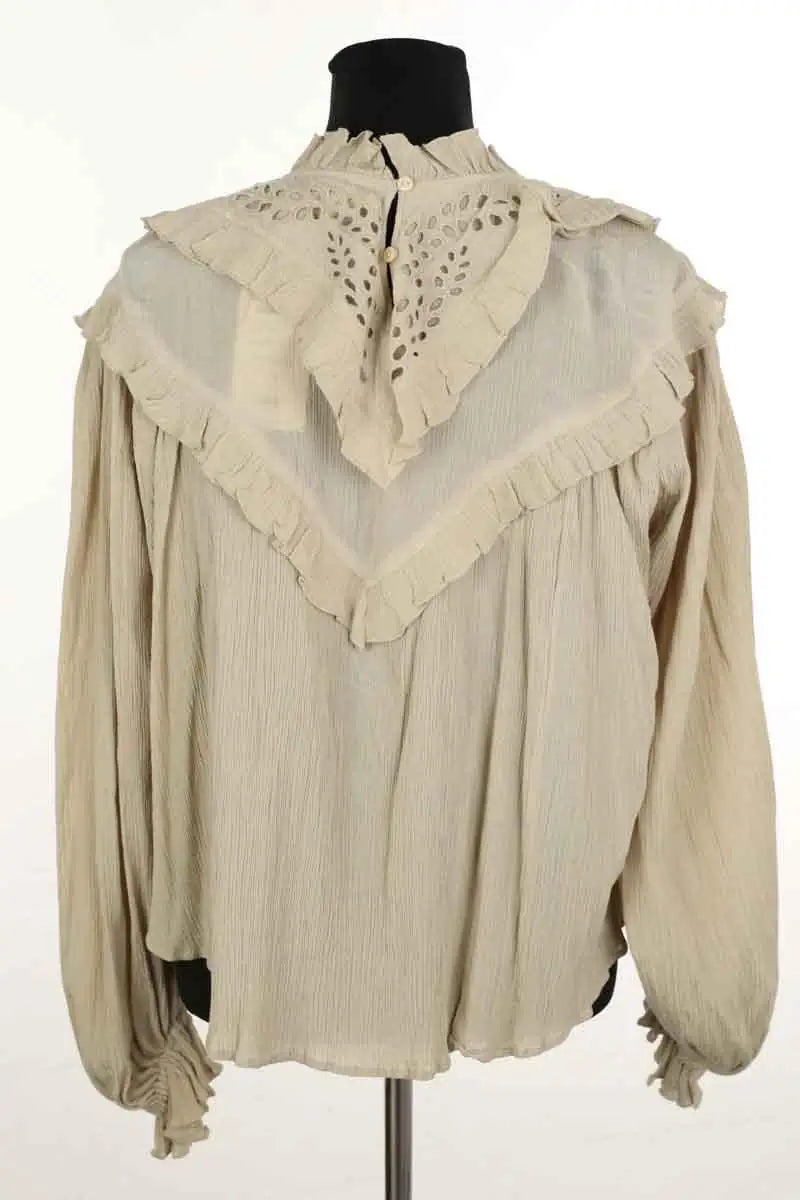 Blouse Isabel Marant Étoile Kaki en Coton