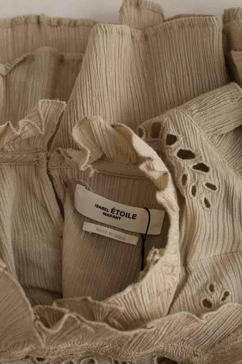 Blouse Isabel Marant Étoile Kaki en Coton