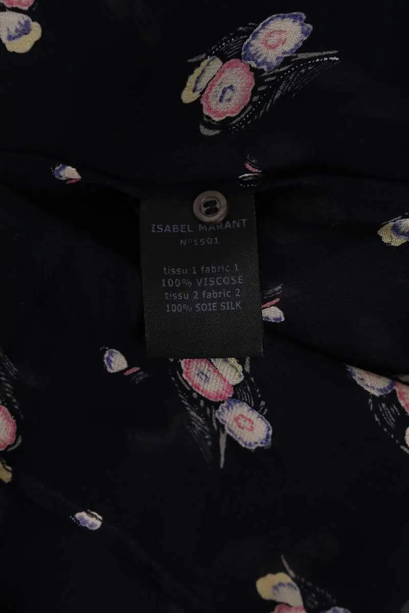 Blouse Isabel Marant Étoile Marine en Viscose