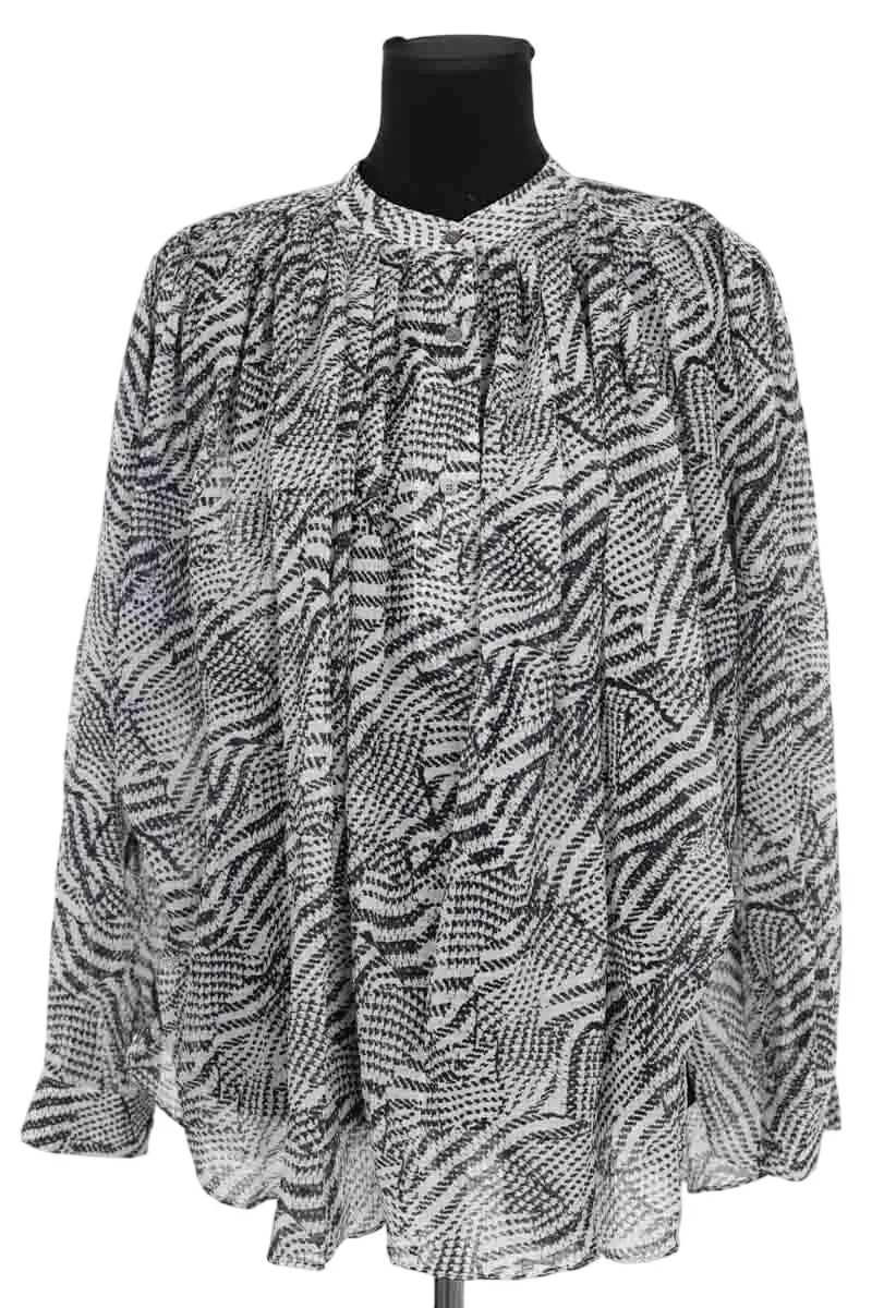 Blouse Isabel Marant Eulali Noir en Coton, taille L - Seconde Main