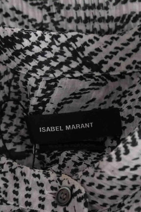 Blouse Isabel Marant Eulali Noir en Coton