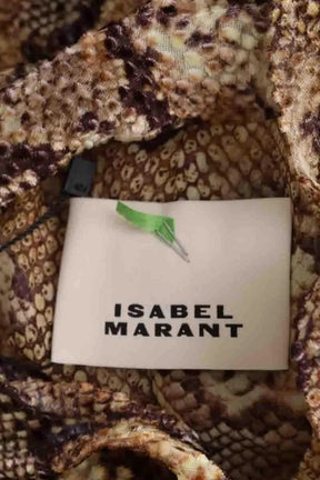 Blouse Isabel Marant Marron en Synthétique