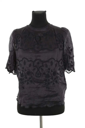 Blouse Isabel Marant Noir en Synthétique, taille S - Seconde Main