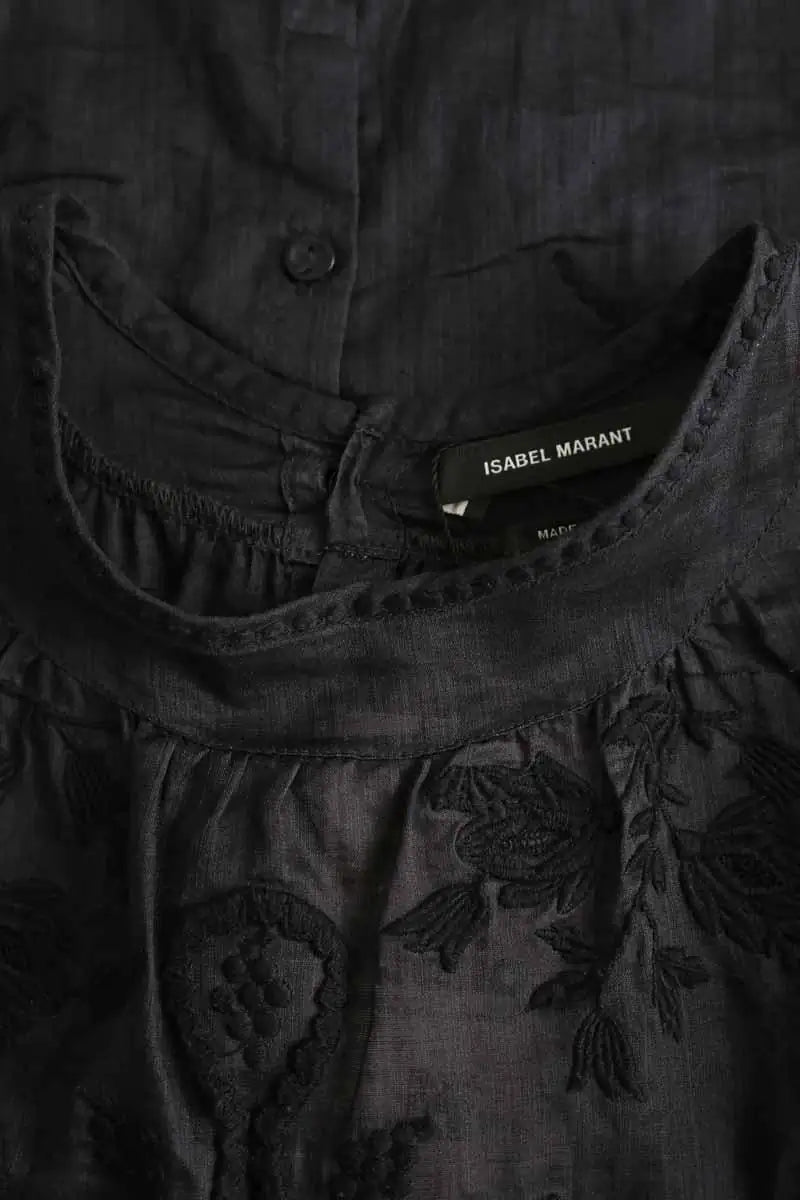 Blouse Isabel Marant Noir en Synthétique