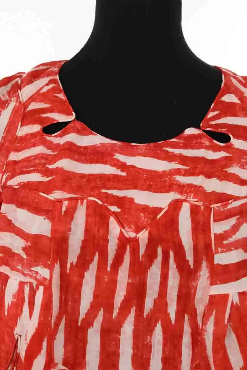 Blouse Isabel Marant Orange en Soie