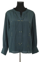 Blouse Isabel Marant Vert en Soie, taille S - Seconde Main