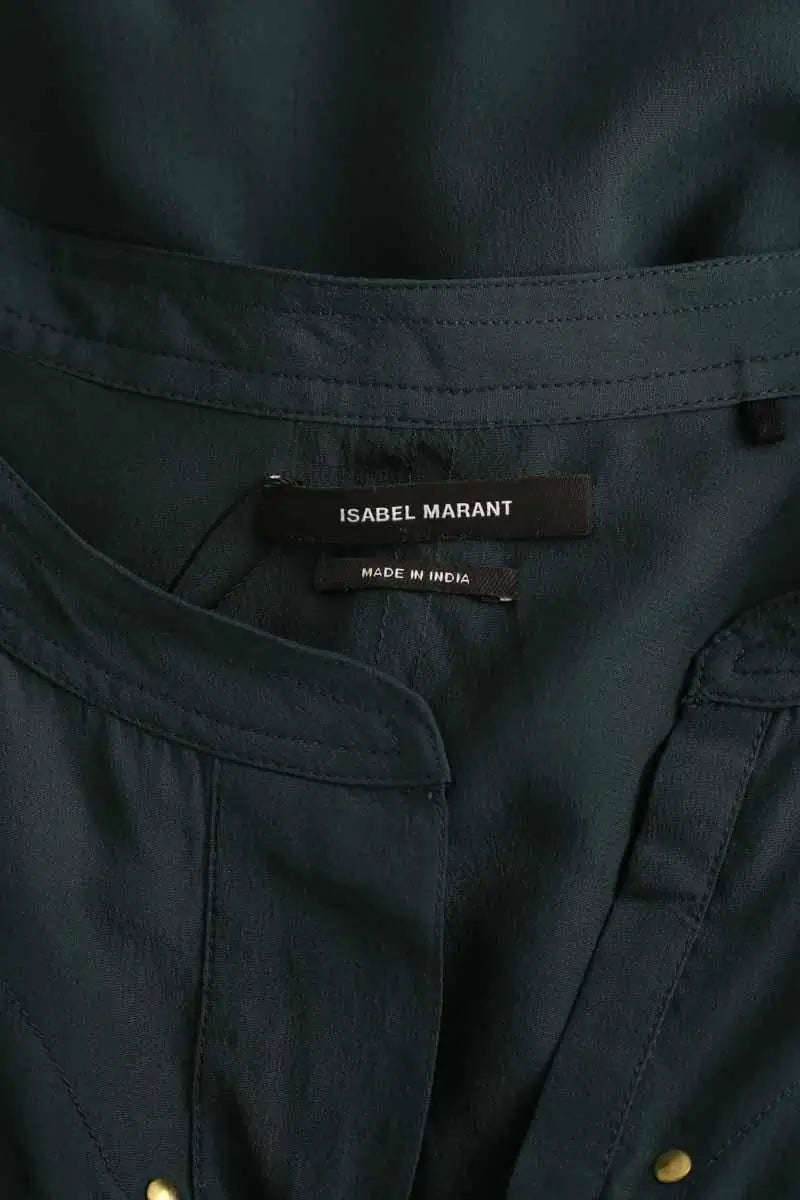 Blouse Isabel Marant Vert en Soie