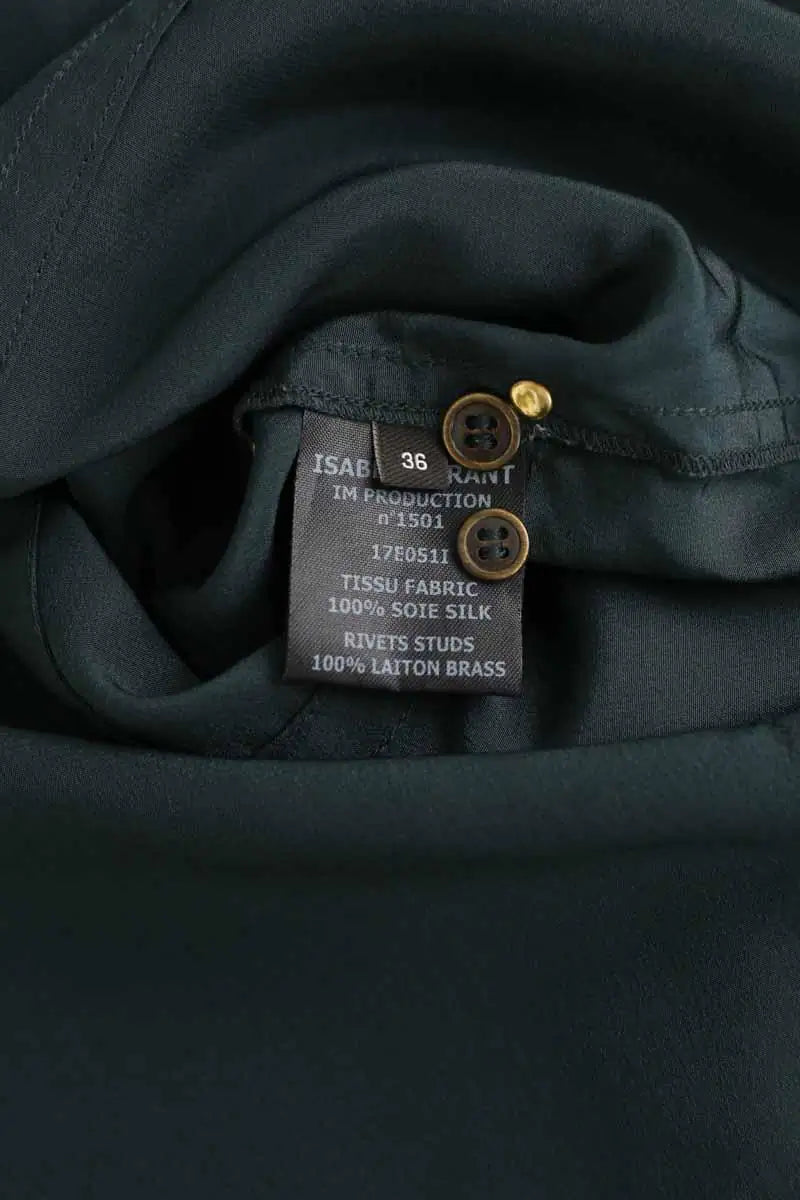 Blouse Isabel Marant Vert en Soie