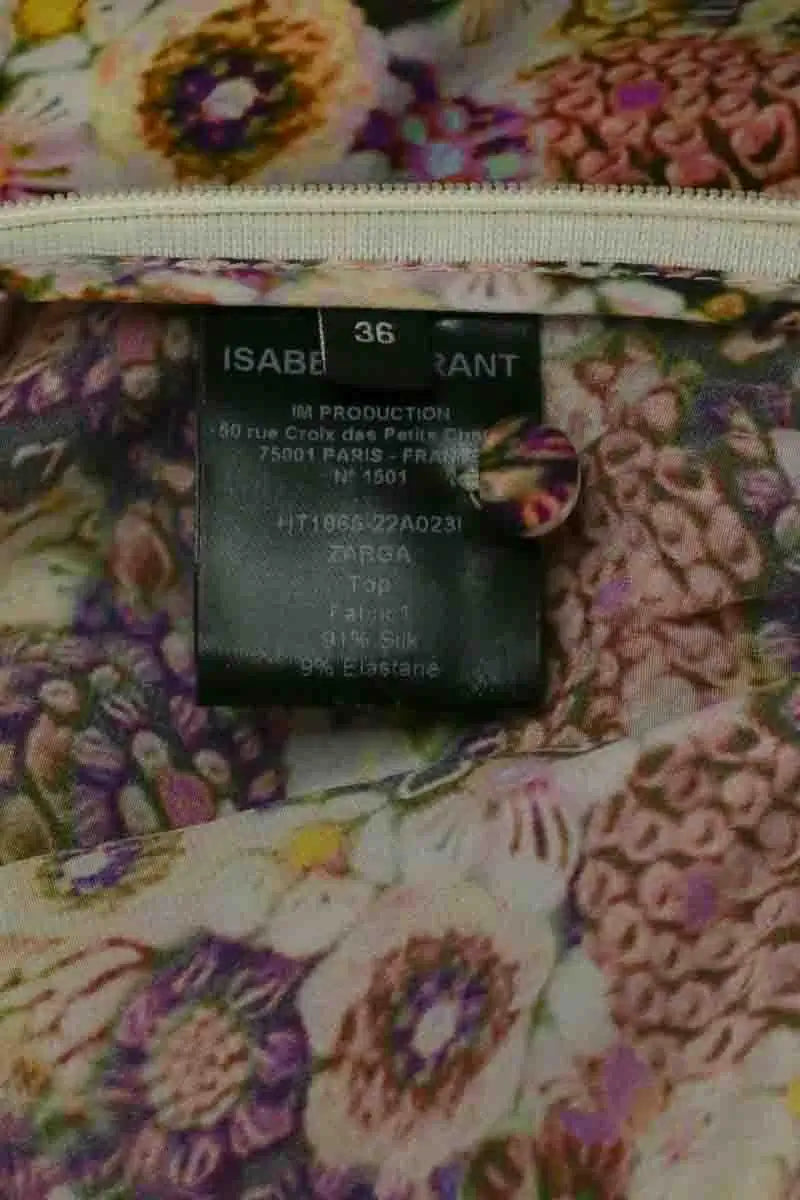 Blouse Isabel Marant Zarga Multicolore en Soie