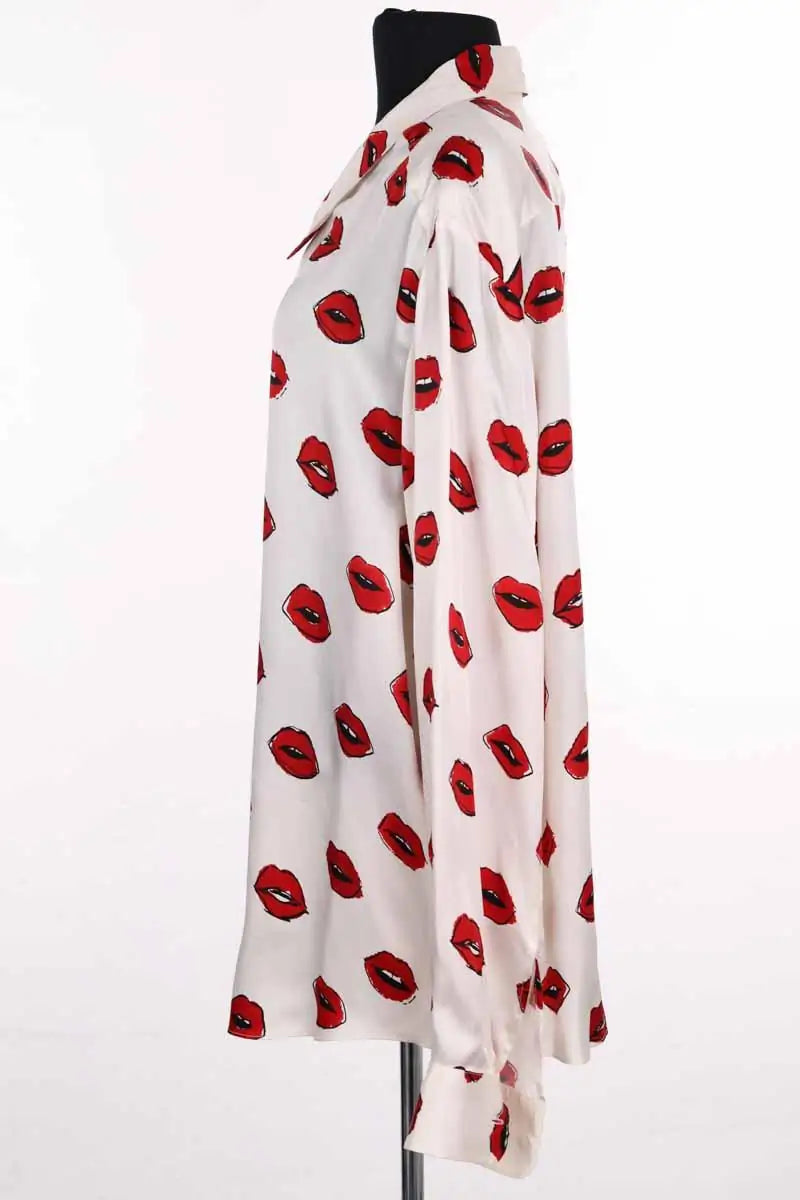Blouse Khaite Rouge en Soie
