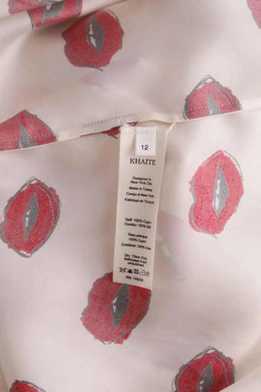 Blouse Khaite Rouge en Soie