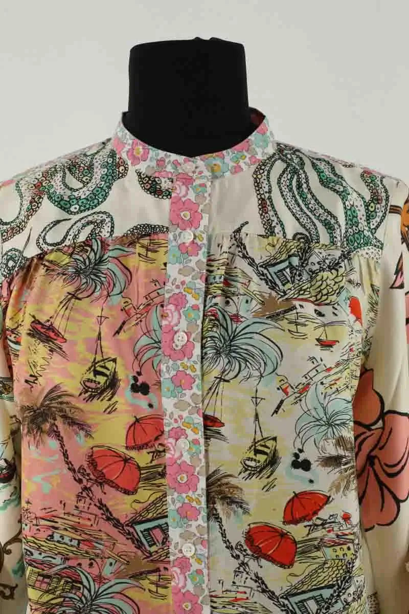 Blouse La Prestic Ouiston Multicolore en Soie
