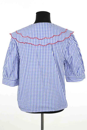 Blouse La Veste Bleu en Coton