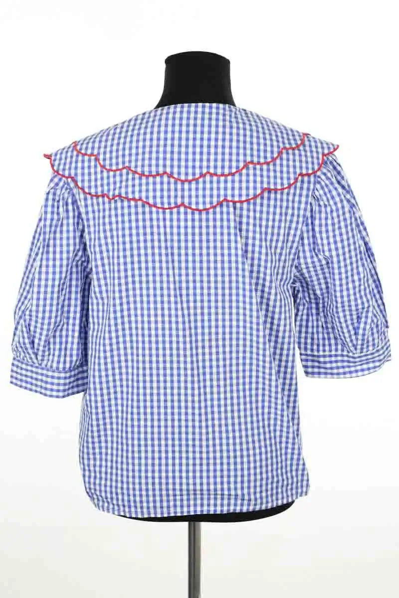 Blouse La Veste Bleu en Coton