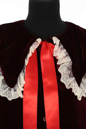 Blouse La Veste Bordeaux en Coton