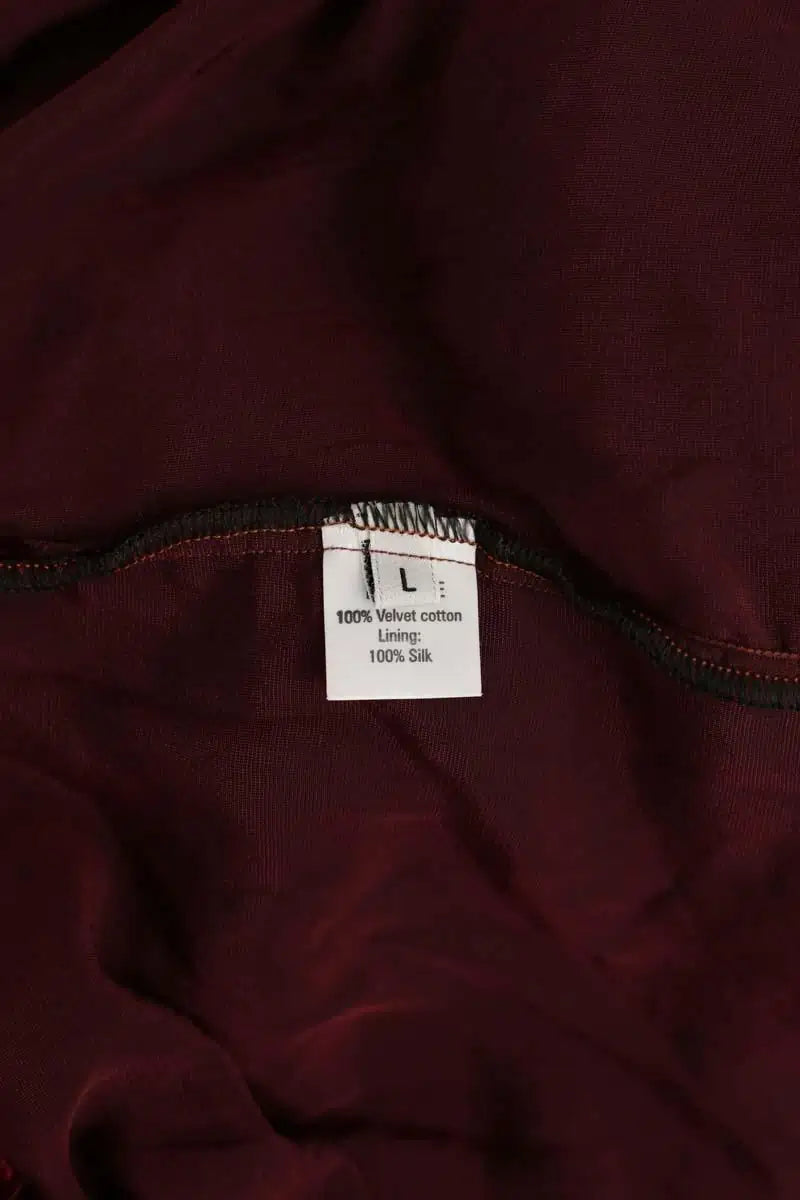 Blouse La Veste Bordeaux en Coton