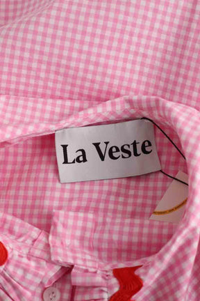 Blouse La Veste Rose en Coton