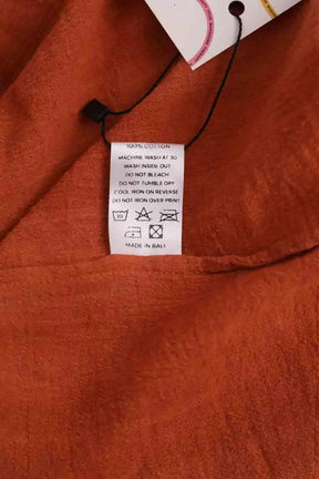 Blouse LALD Orange en Coton