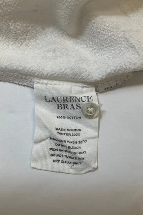 Blouse Laurence Bras Blanc en Coton