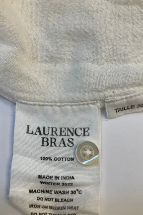 Blouse Laurence Bras Blanc en Coton