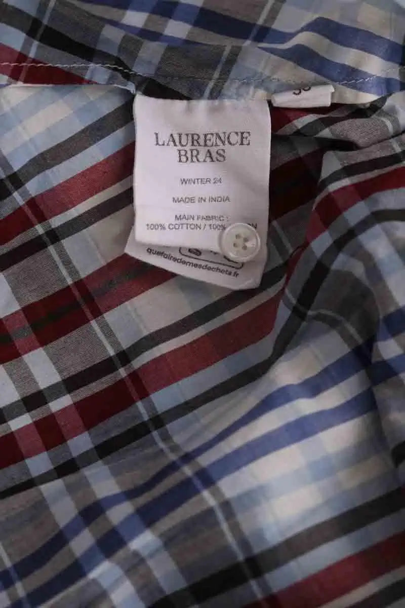 Blouse Laurence Bras Bleu en Coton