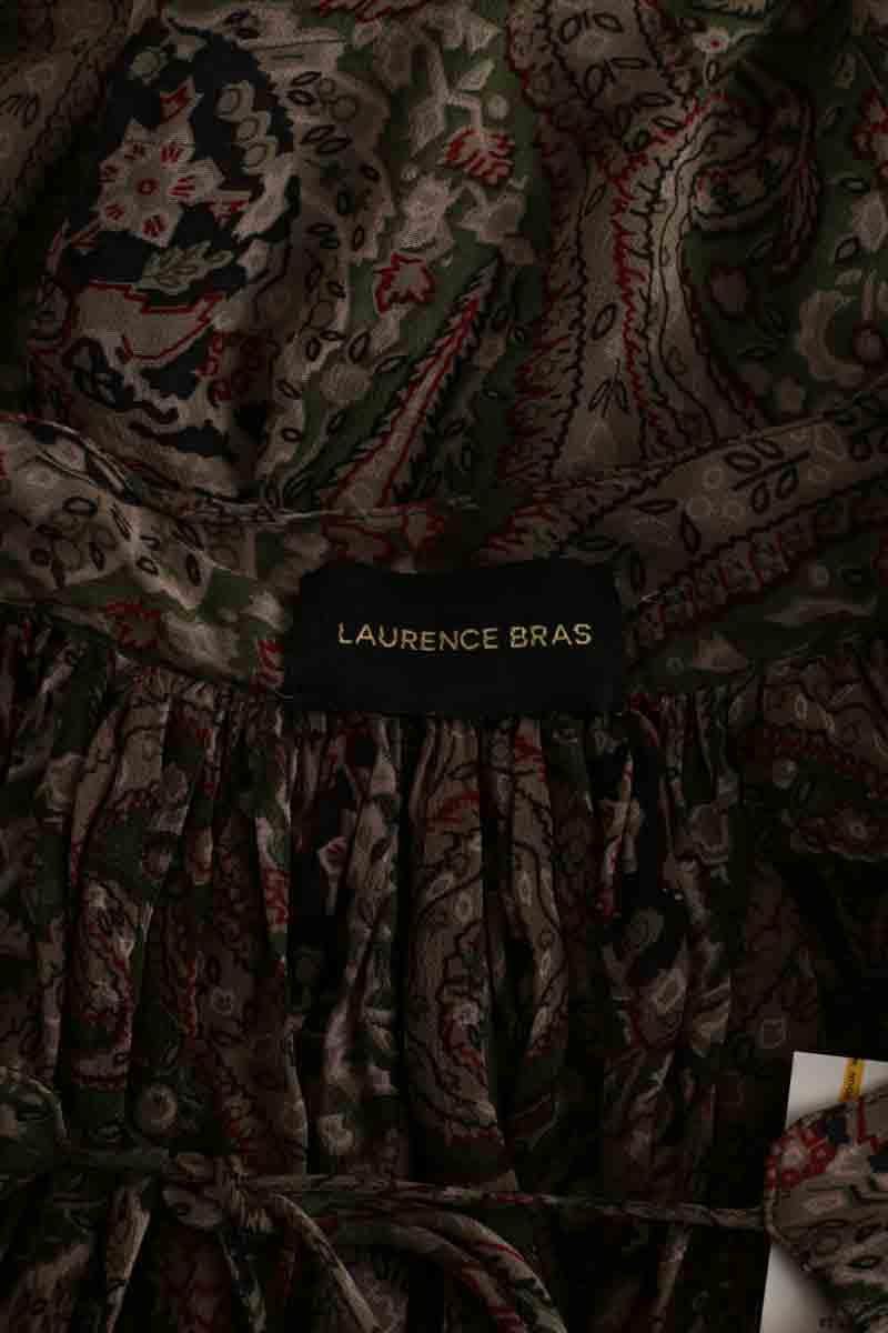 Blouse Laurence Bras Kaki en Viscose
