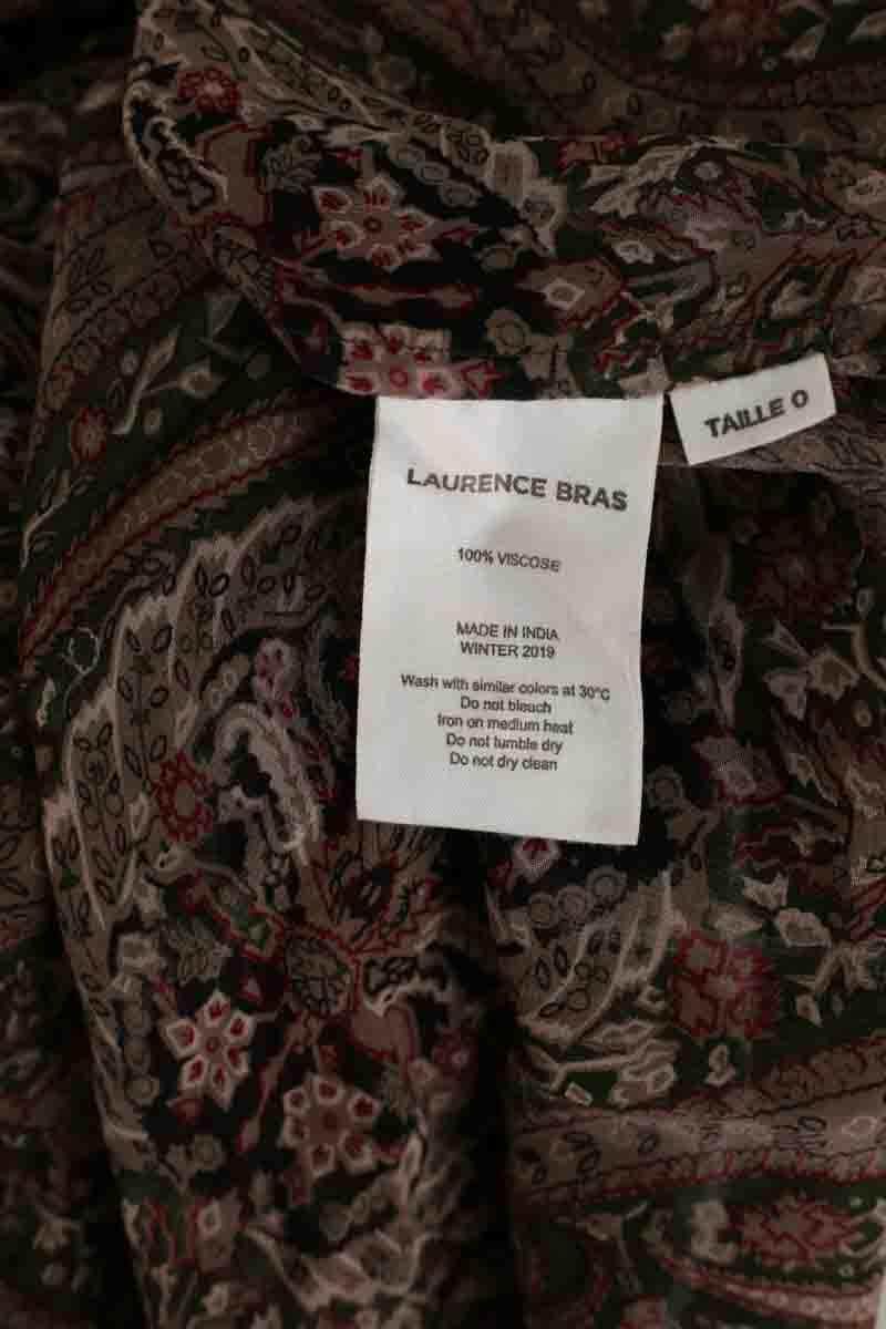 Blouse Laurence Bras Kaki en Viscose