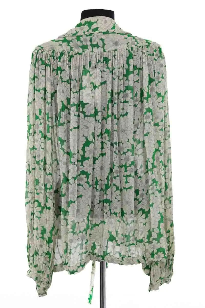 Blouse Laurence Bras Vert en Viscose