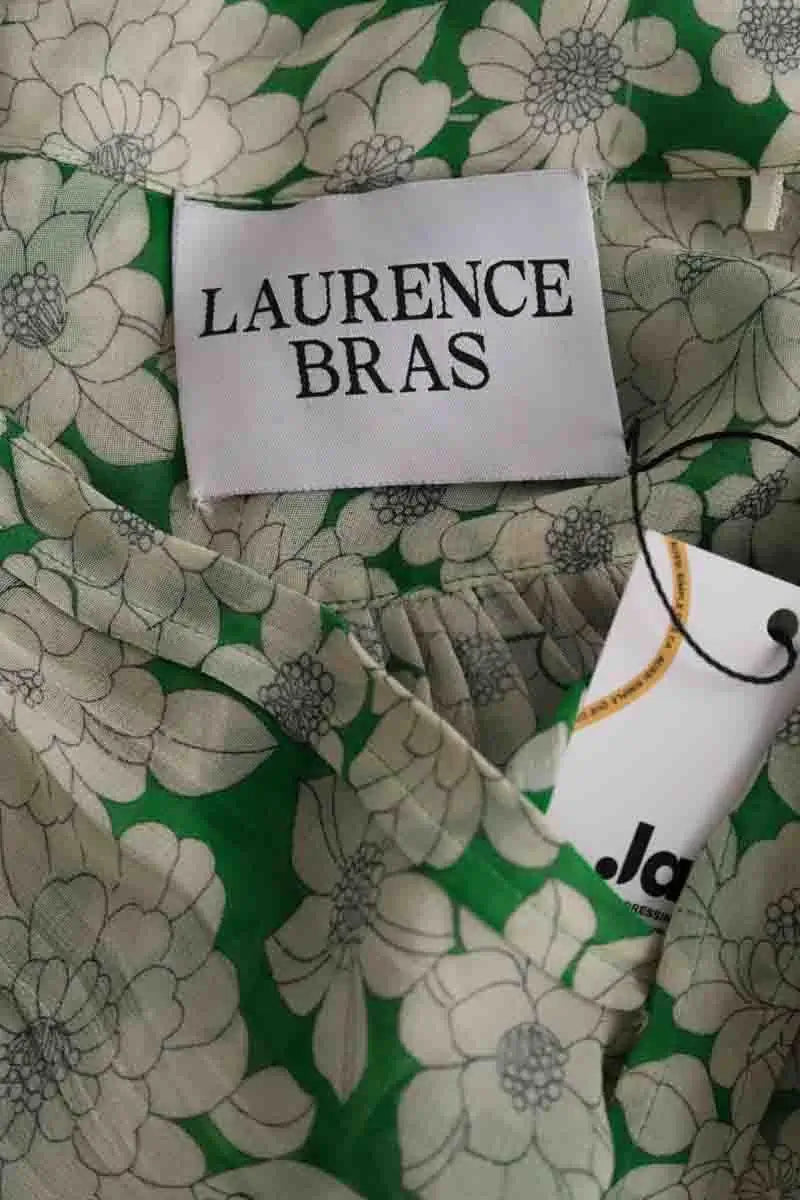 Blouse Laurence Bras Vert en Viscose