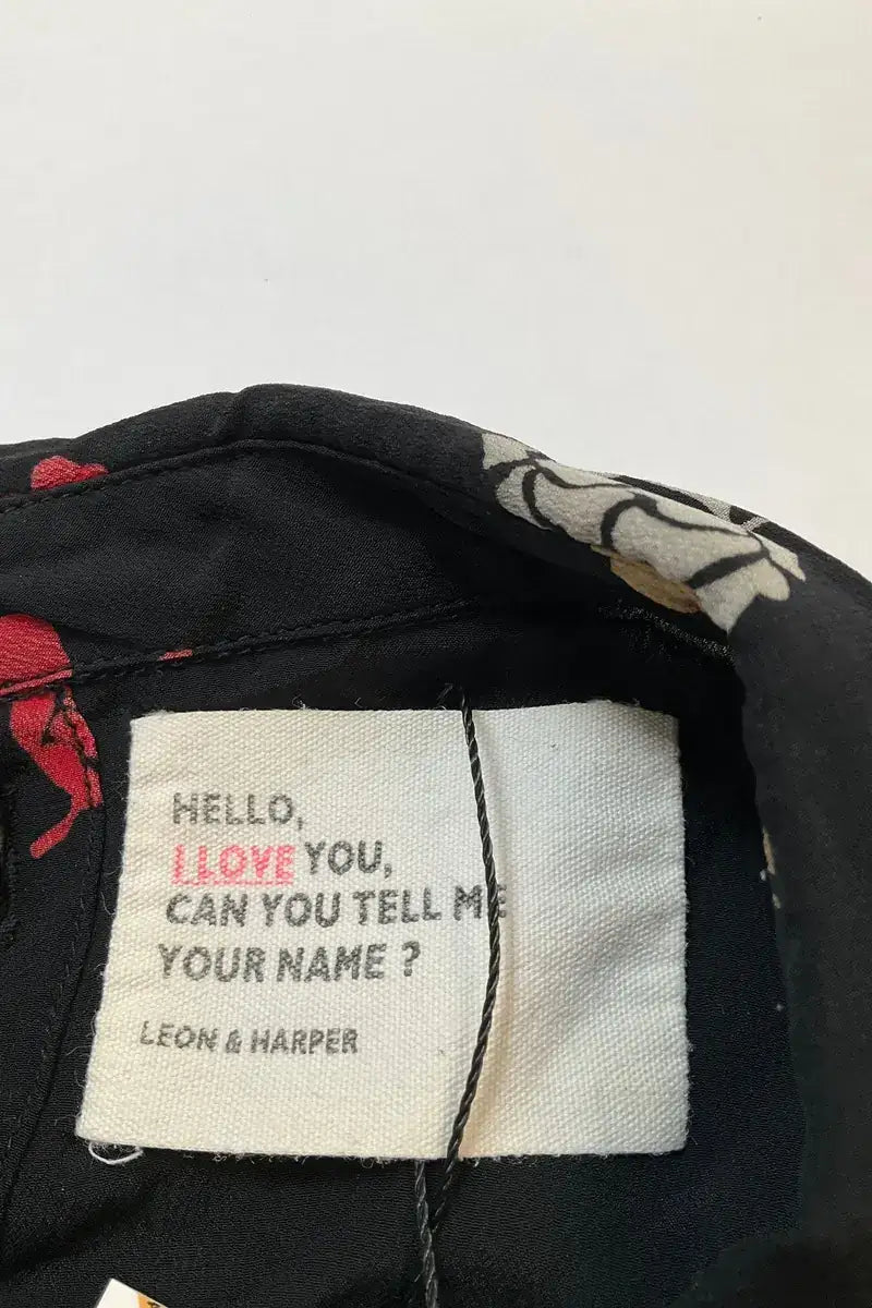Blouse Leon & Harper Noir en Viscose