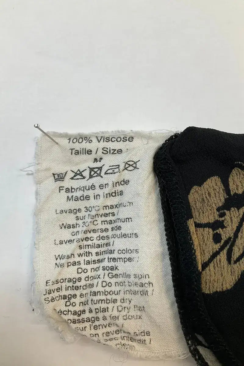 Blouse Leon & Harper Noir en Viscose