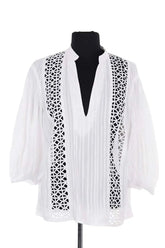 Blouse Liu Jo Blanc en Coton, taille XL - Seconde Main