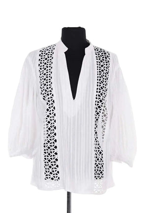 Blouse Liu Jo Blanc en Coton, taille XL - Seconde Main