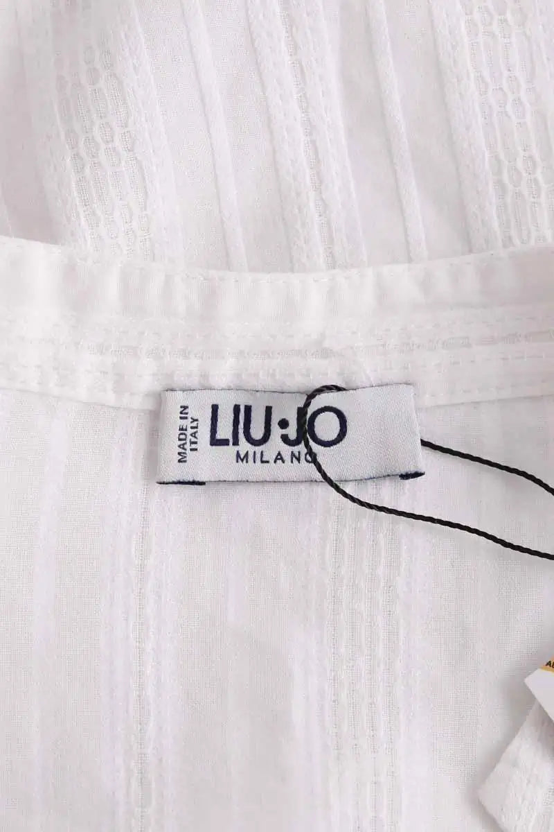 Blouse Liu Jo Blanc en Coton