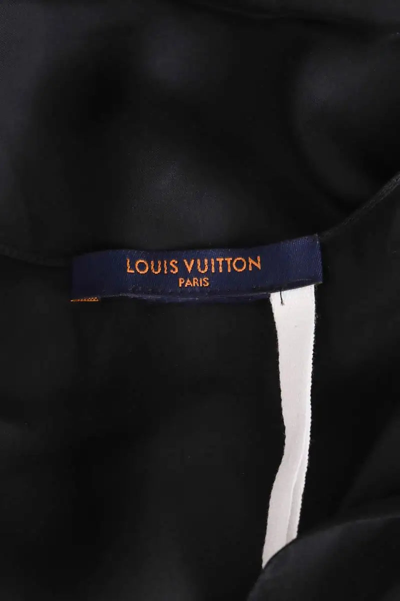 Blouse Louis Vuitton Noir en Soie