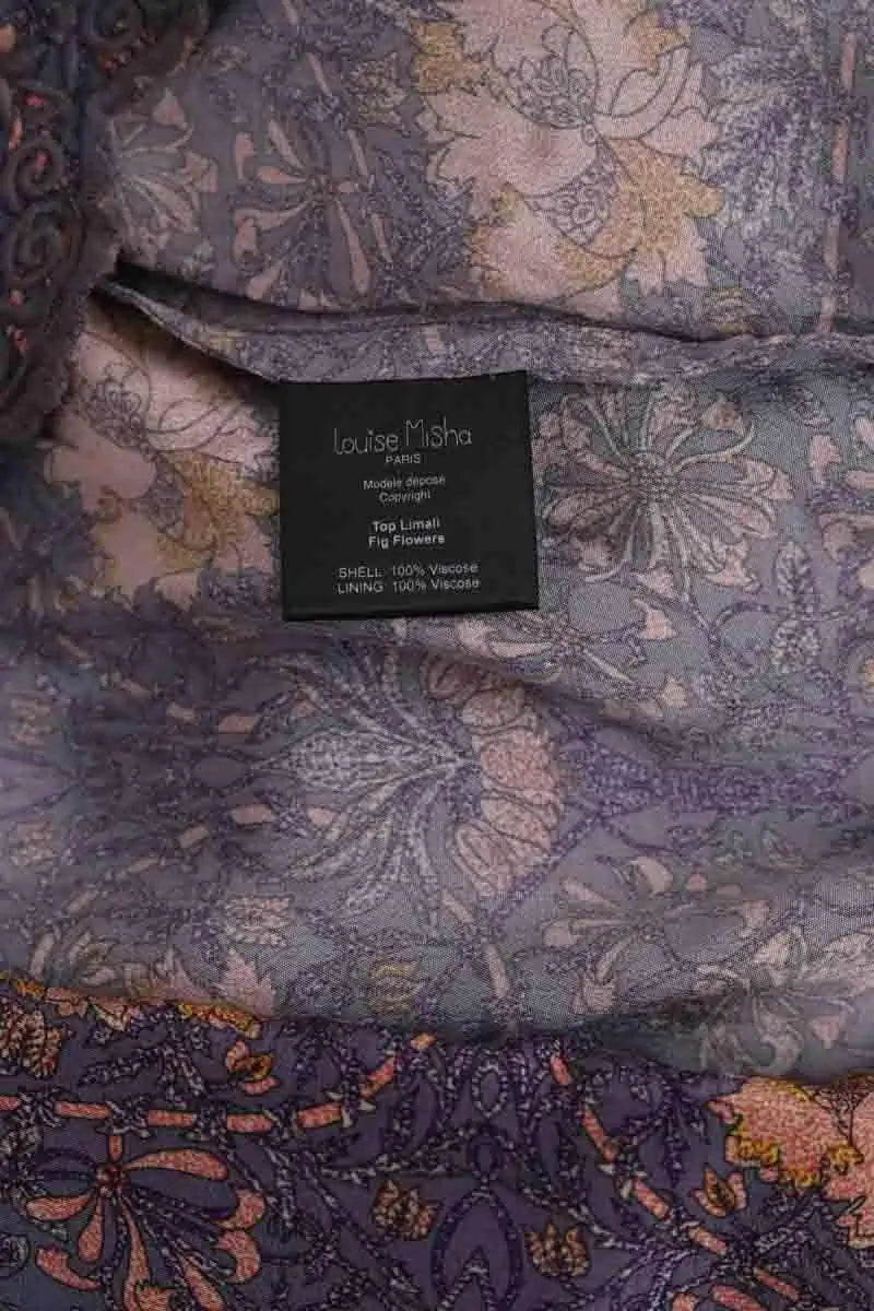 Blouse Louise Misha Violet en Viscose