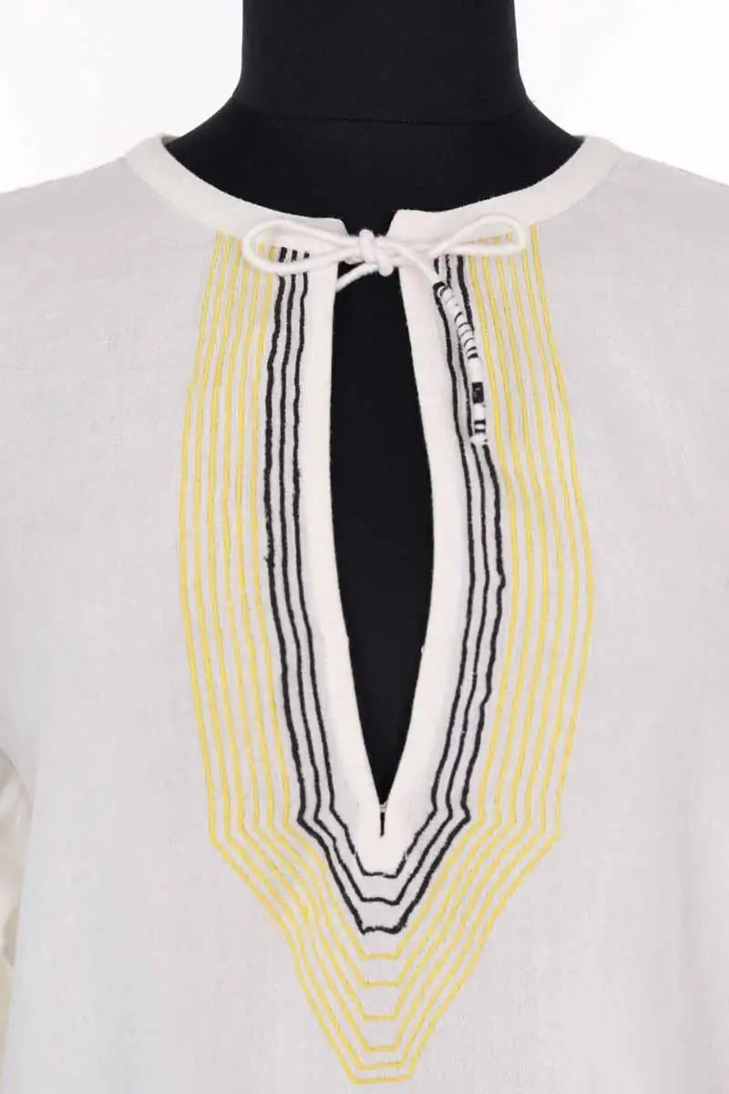 Blouse Maison Sarah Lavoine Ecru en Viscose