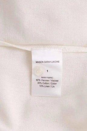 Blouse Maison Sarah Lavoine Ecru en Viscose