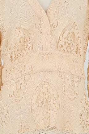 Blouse Maje Beige en Polyester