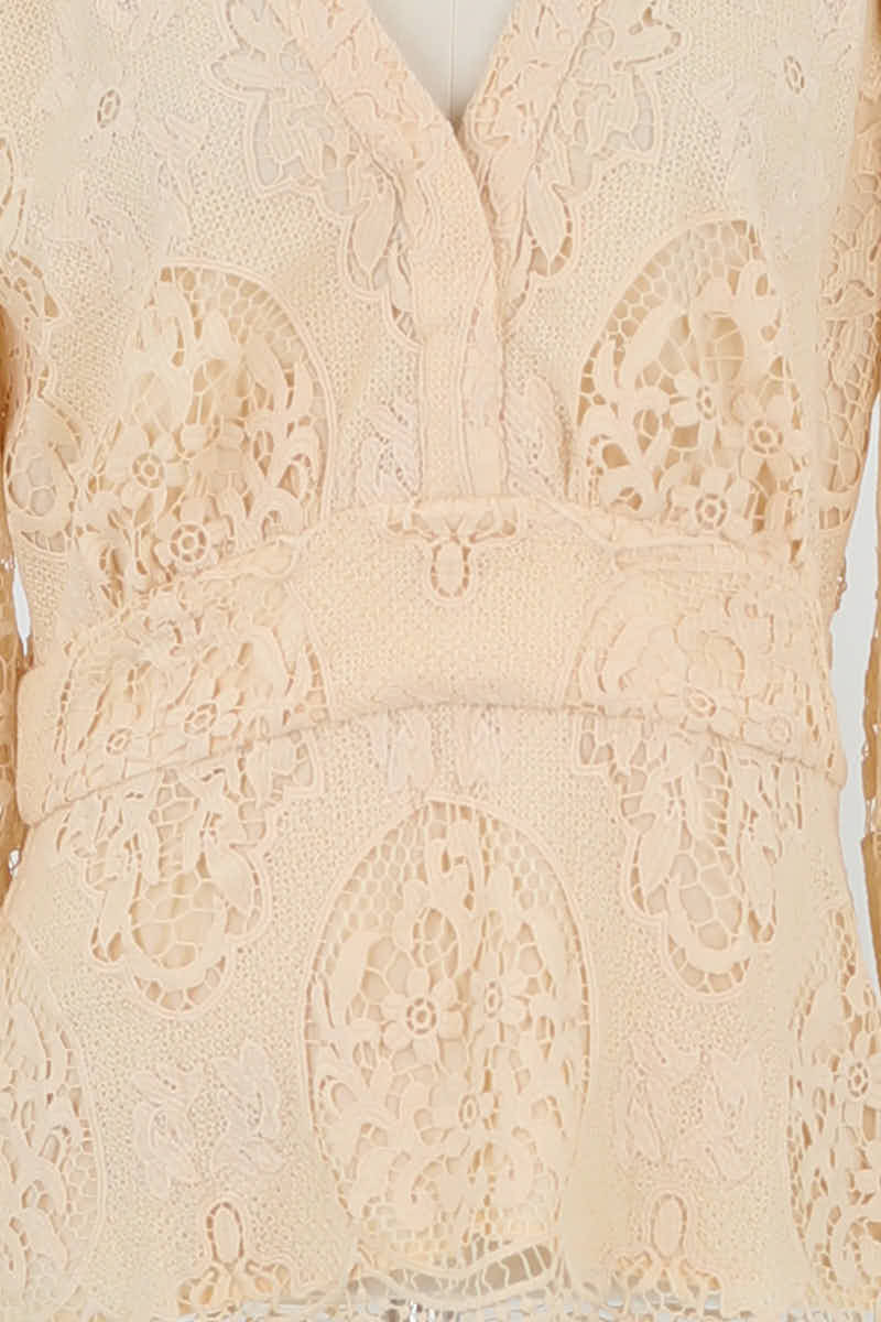 Blouse Maje Beige en Polyester