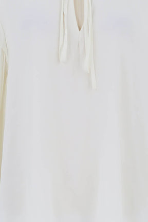 Blouse Maje Blanc en Coton