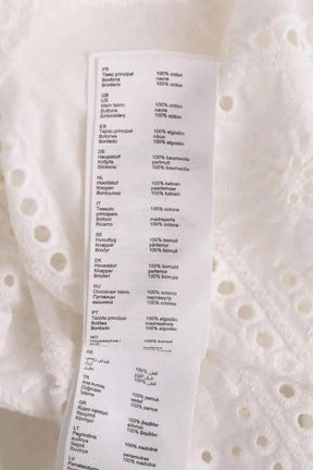 Blouse Maje Blanc en Coton