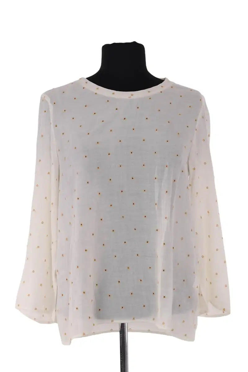 Blouse Maje Blanc en Viscose, taille S - Seconde Main