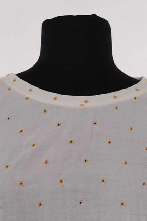 Blouse Maje Blanc en Viscose