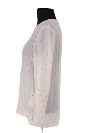 Blouse Maje Blanc en Viscose