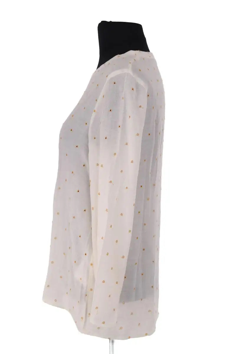 Blouse Maje Blanc en Viscose