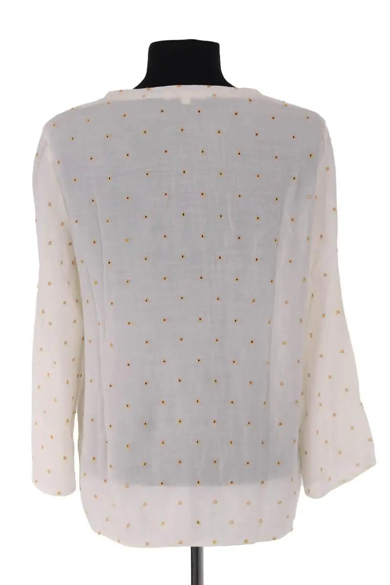 Blouse Maje Blanc en Viscose