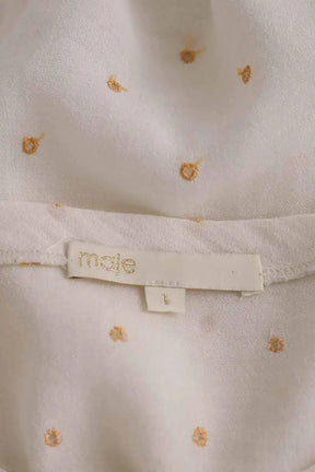 Blouse Maje Blanc en Viscose