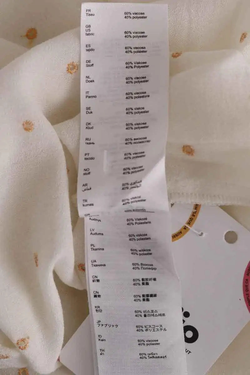 Blouse Maje Blanc en Viscose